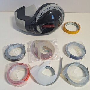 Dymo Organizer Xpress Handheld Label Maker W 8 Colored 3/8" Tape Lot